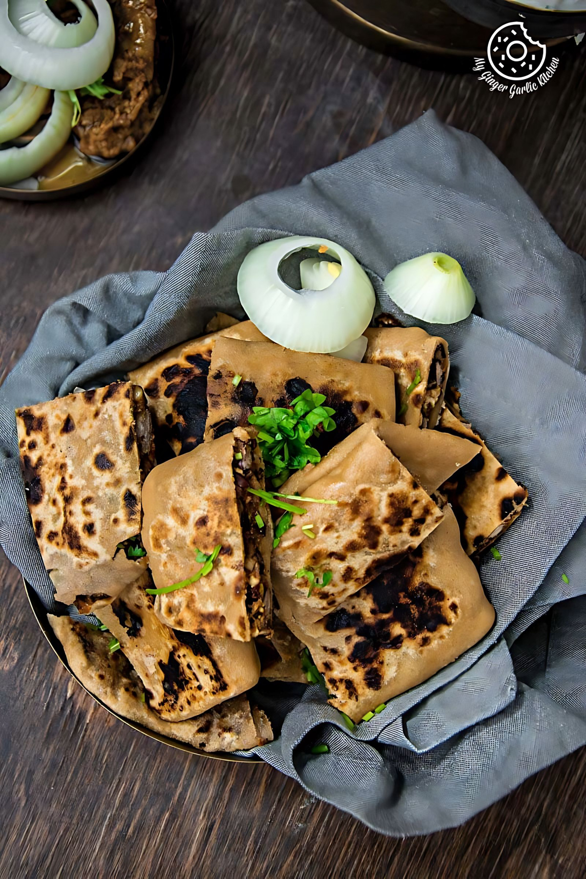 Rajma Tofu Paratha Pocket Bites With Boondi Raita