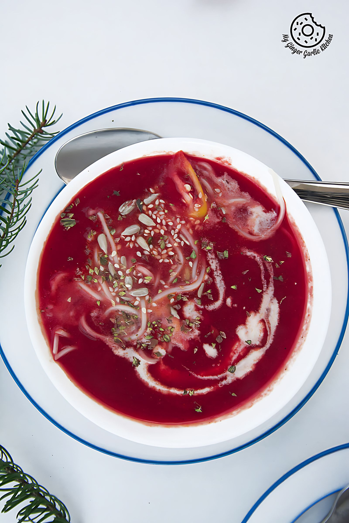 Image of Creamy Carrot Beet Tomato Soup Recipe