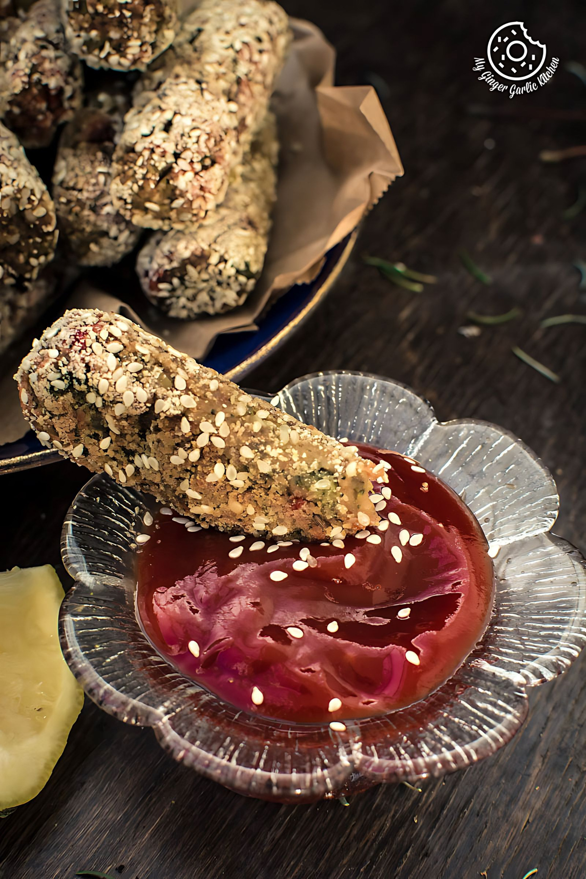 Broccoli Beet Crispy Fingers (Croquettes) - Video Recipe