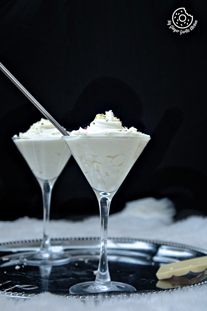 No-Bake Cream Cheese Lemon Mousse | mygingergarlickitchen.com/ @anupama_dreams