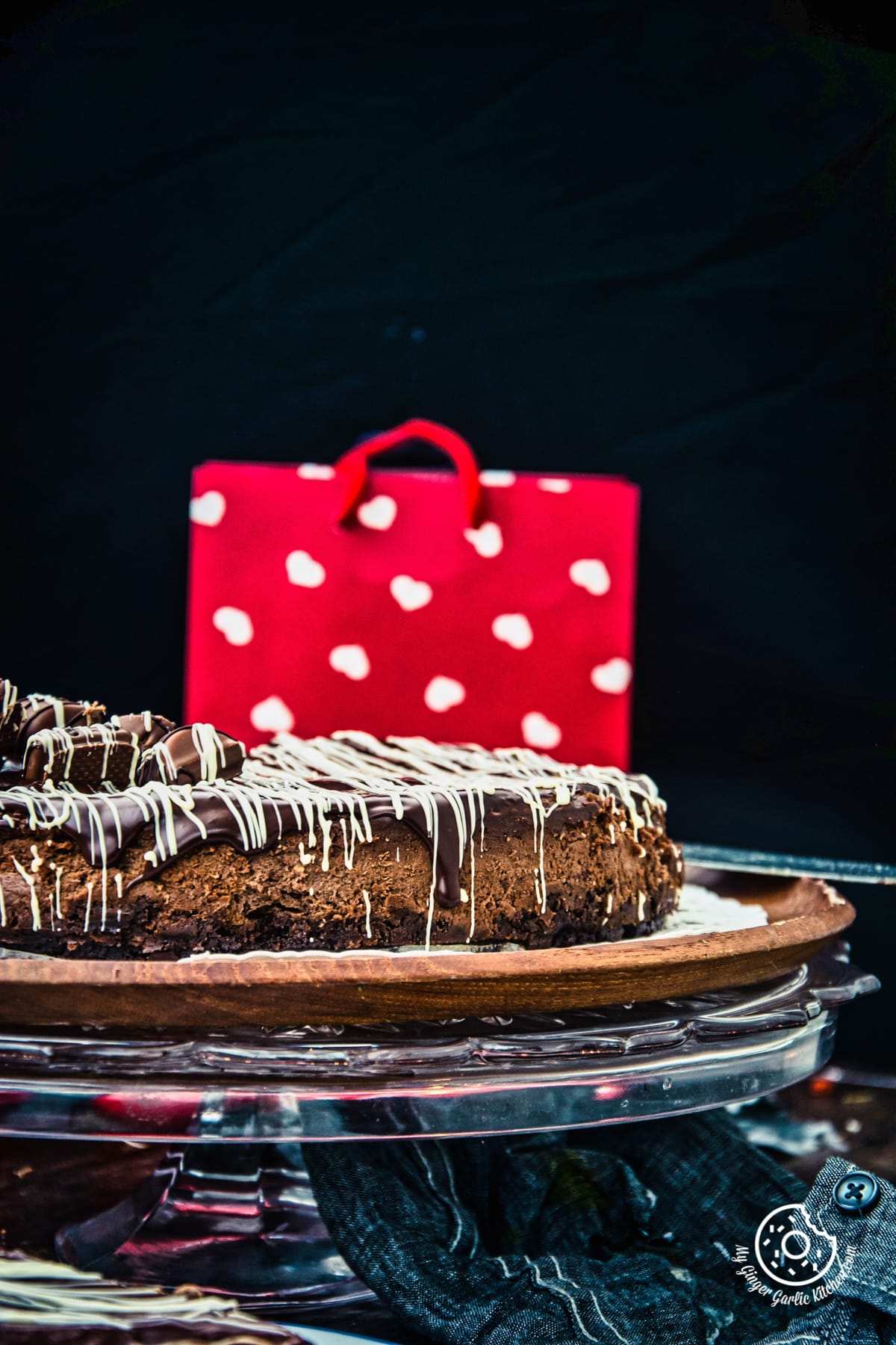 Chocolate Cheesecake | mygingergarlickitchen.com/ @anupama_dreams
