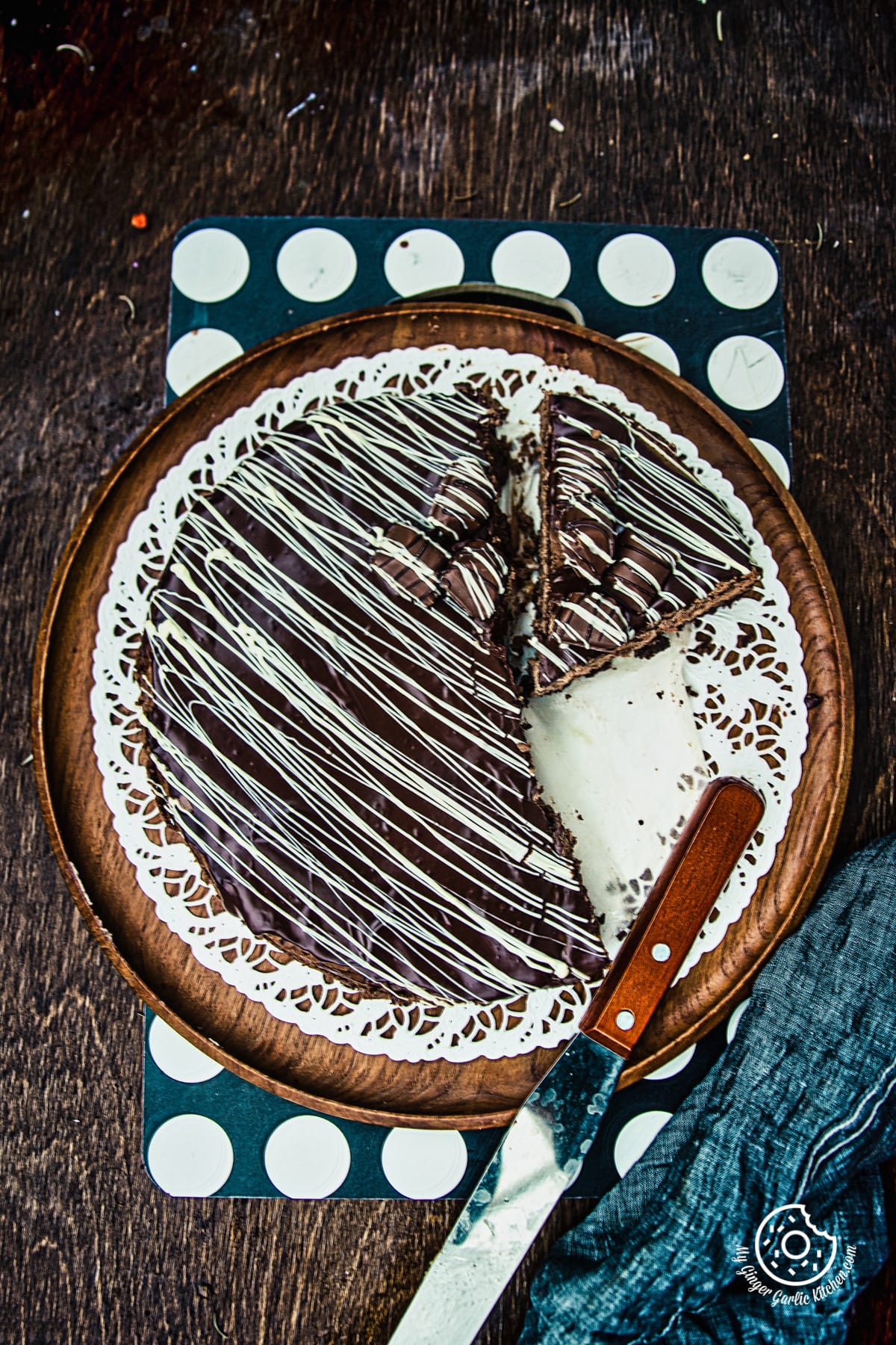 Chocolate Cheesecake | mygingergarlickitchen.com/ @anupama_dreams