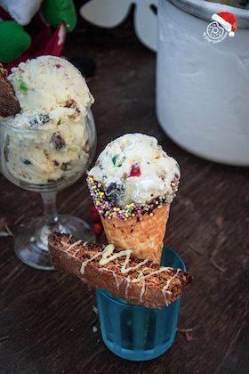 Fruit and Nut Ice Cream - Praline And Cream Ice Cream