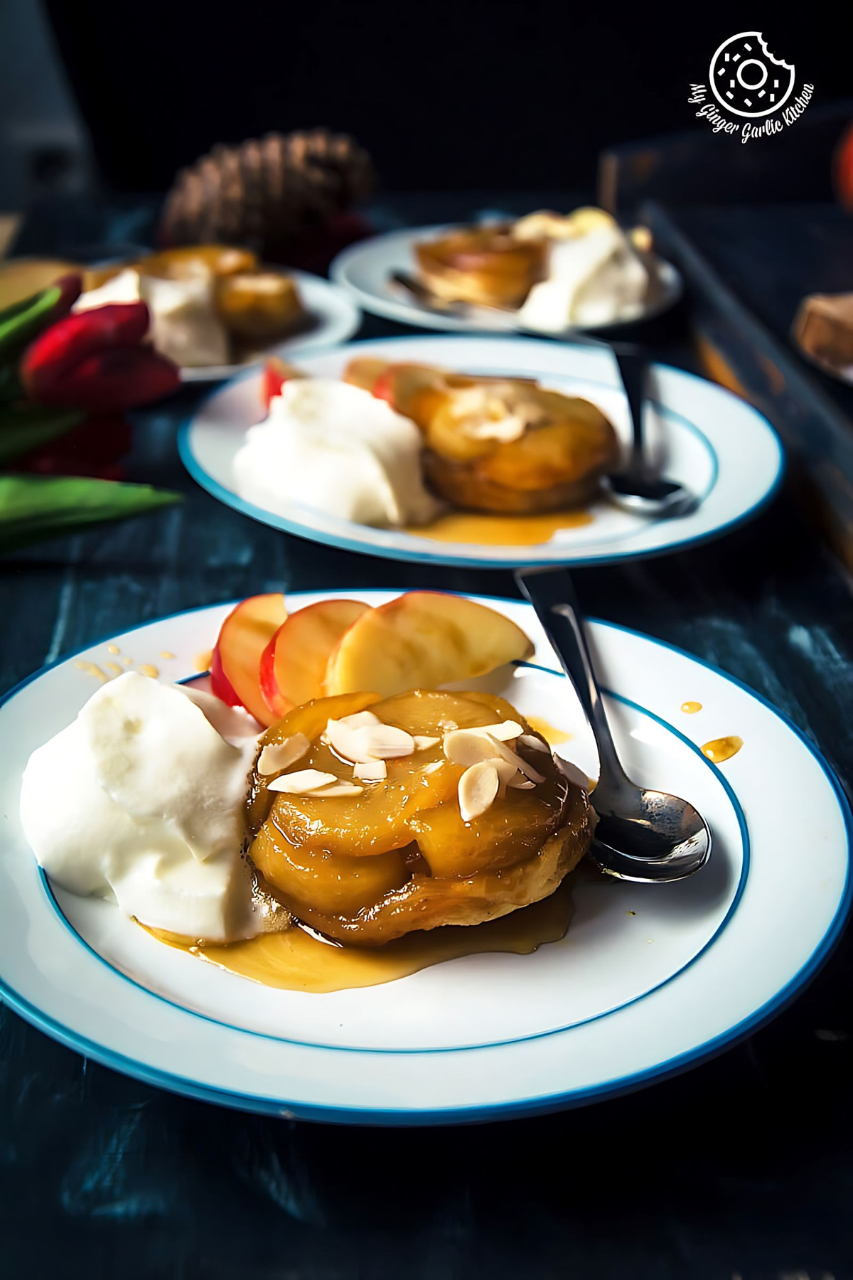 Mini Apple Pear Tarte Tatin