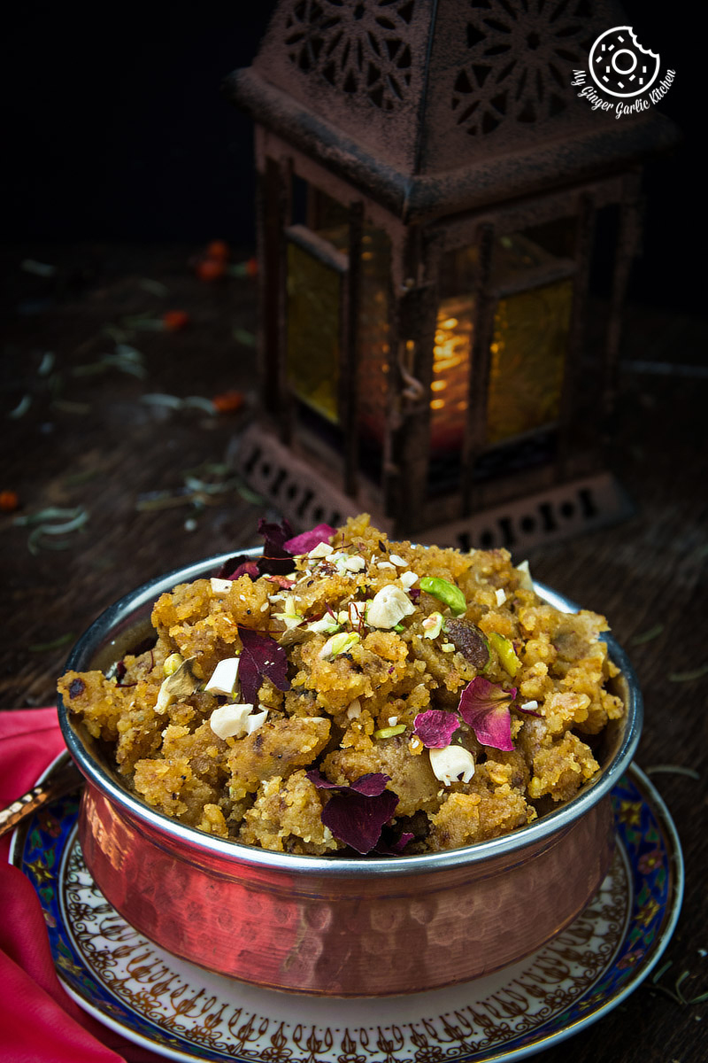 Image - recipes Rajasthani Moong Dal Halwa anupama paliwal my ginger garlic kitchen 2