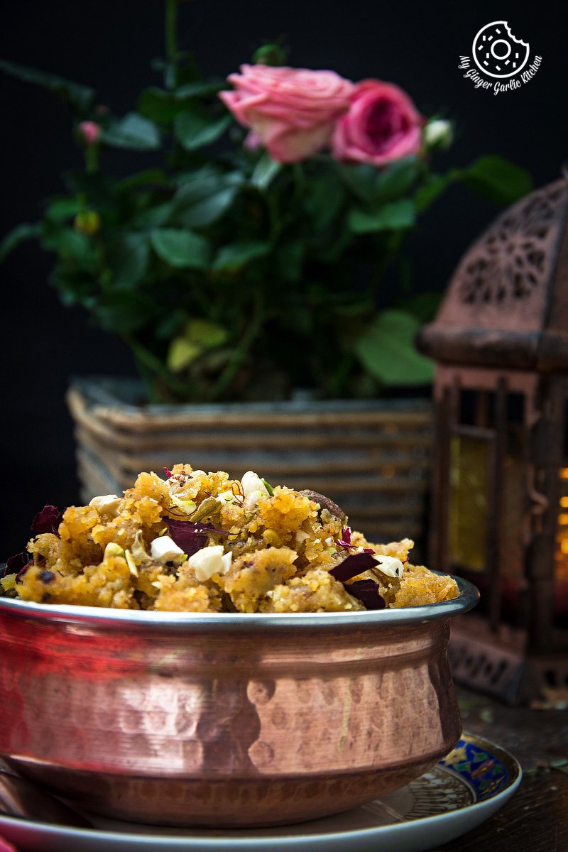 Image - recipes Rajasthani Moong Dal Halwa anupama paliwal my ginger garlic kitchen 6