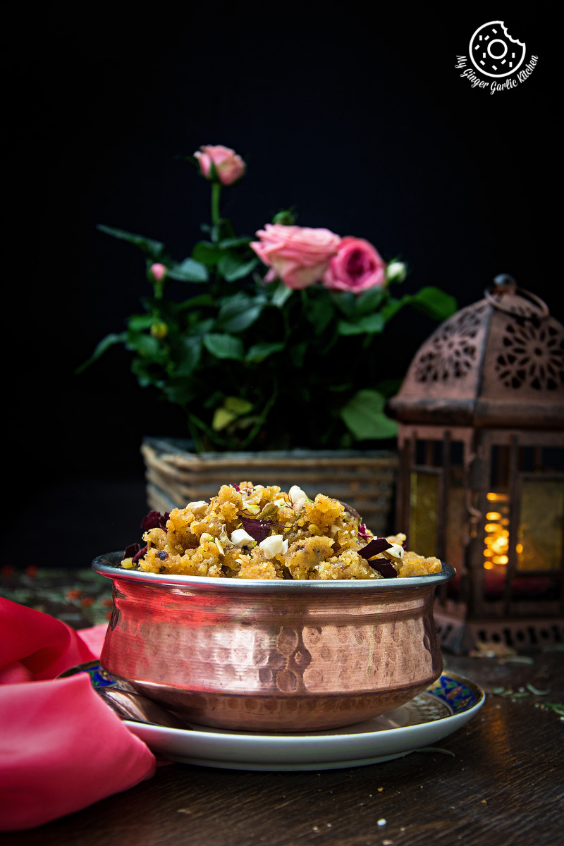 Image - recipes Rajasthani Moong Dal Halwa anupama paliwal my ginger garlic kitchen 7