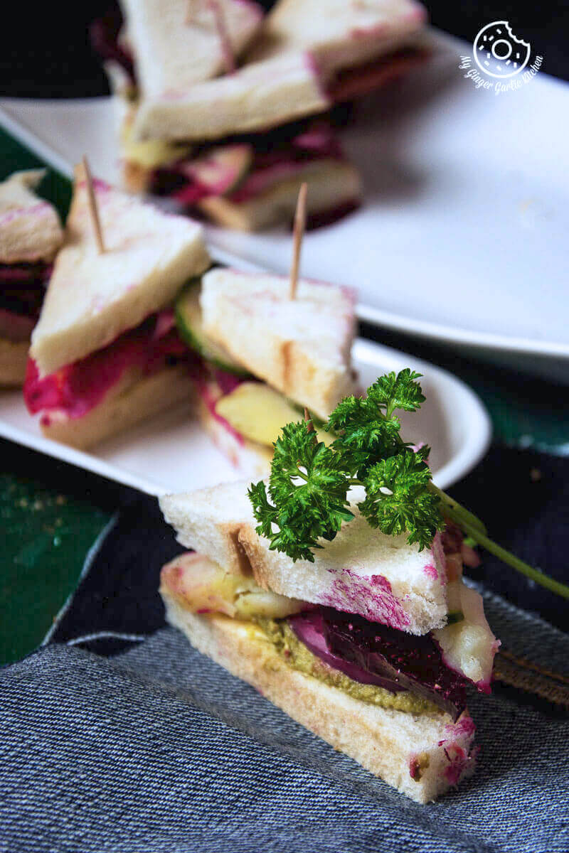 Bombay Veg Sandwich | mygingergarlickitchen.com/ @anupama_dreams