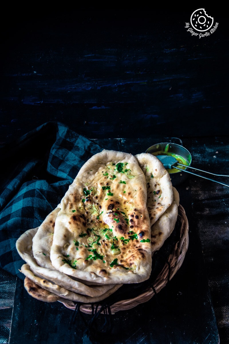 Restaurant Style Indian Garlic Naan - 3 Ways | mygingergarlickitchen.com/ @anupama_dreams