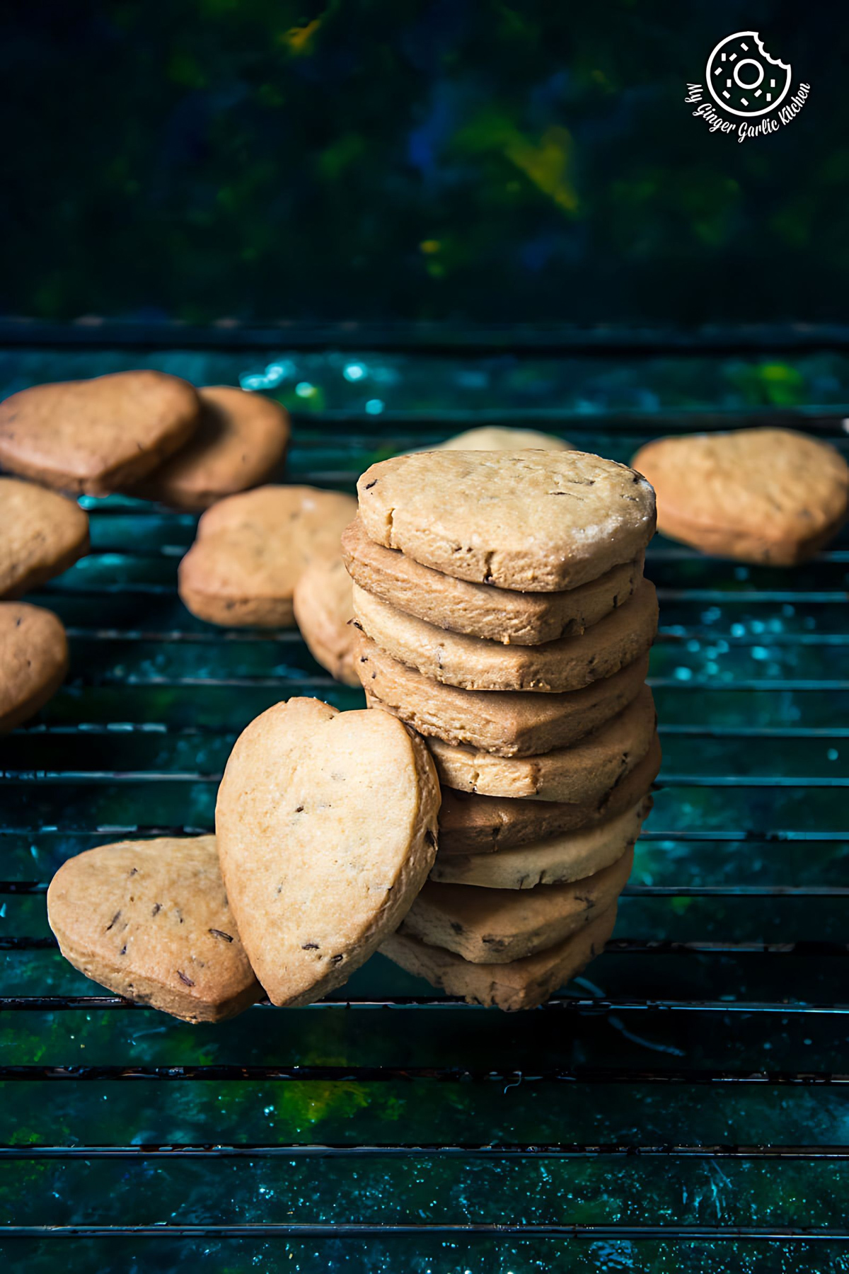 Jeera Biscuits - Eggless Roasted Cumin Cookies Recipe