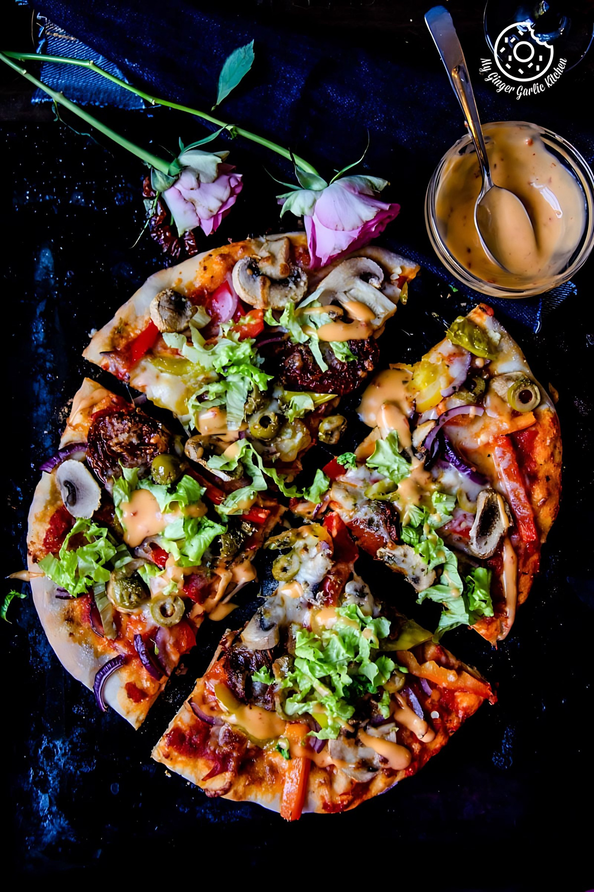 Perfect Vegetarian Pizza from Scratch