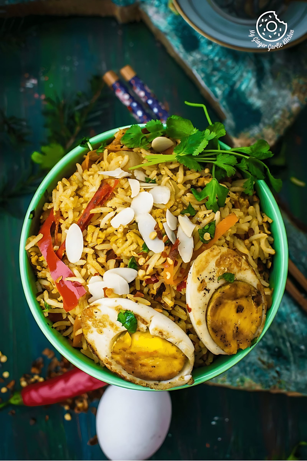 Indian Style Triple Egg Fried Rice Recipe