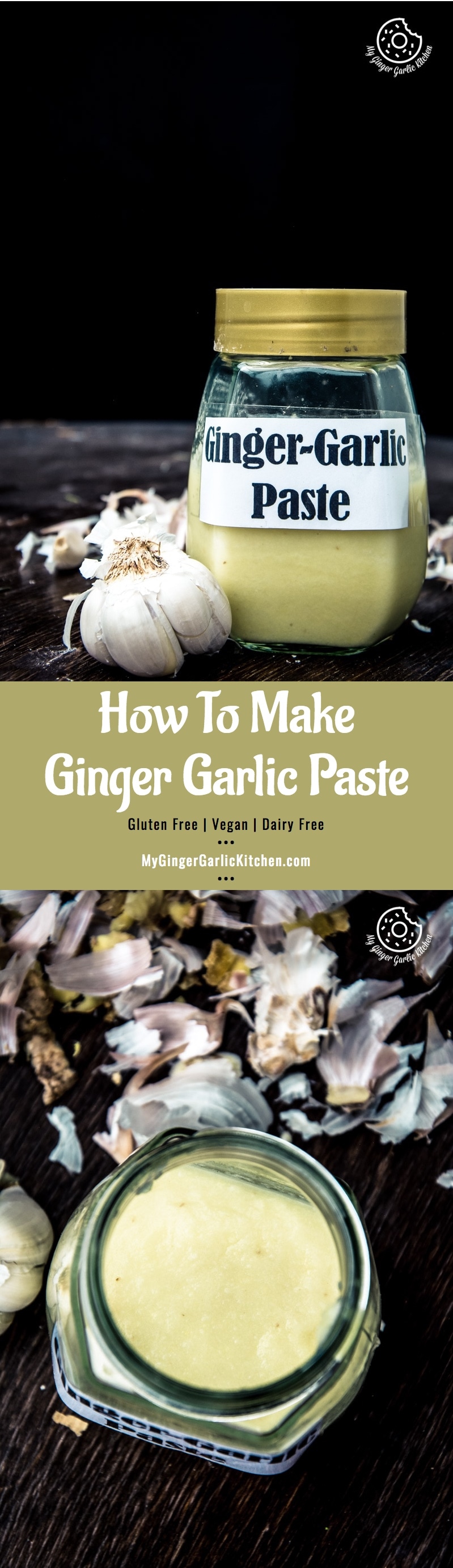 Recipe How to Make Ginger Garlic Paste | mygingergarlickitchen.com/ @anupama_dreams