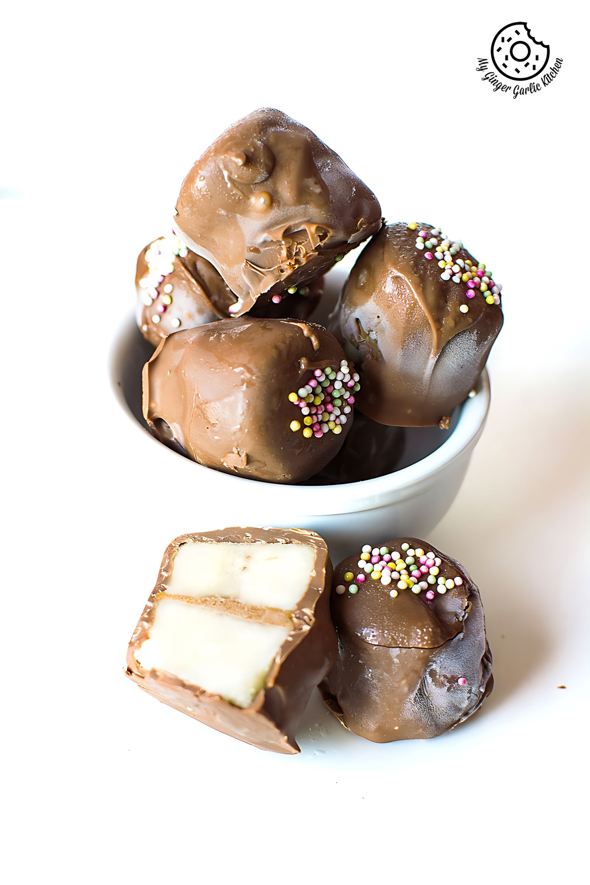 Banana Peanut Butter Chocolate Bites