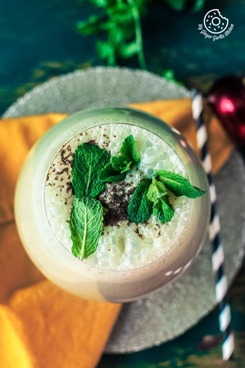 Mint-Masala Lassi