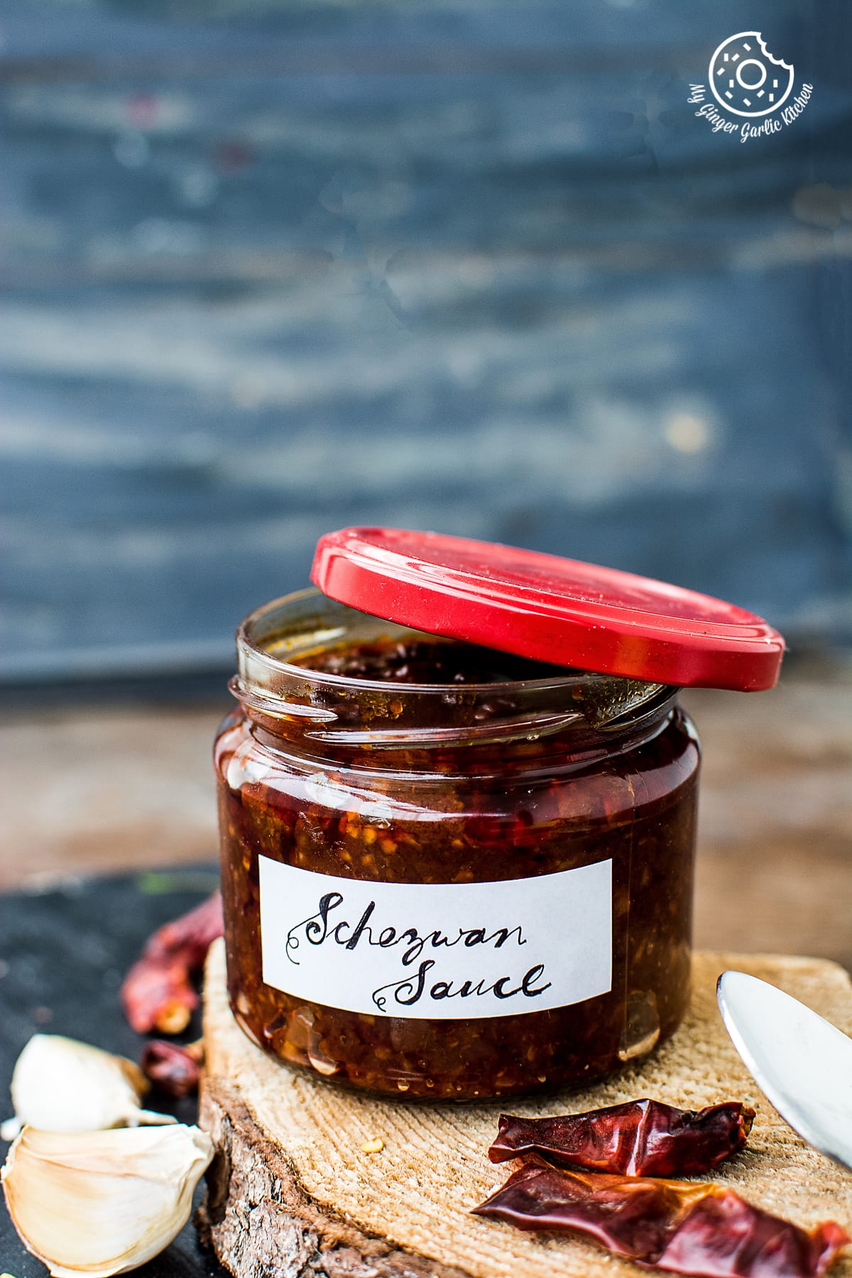 How To Make Schezwan Sauce | mygingergarlickitchen.com/ @anupama_dreams