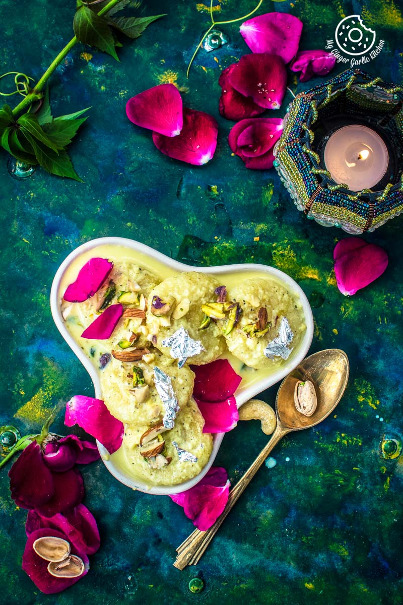 Rasmalai Recipe | How to Make Soft Rasmalai At Home | Easy Homemade Ras Malai | mygingergarlickitchen.com/ @anupama_dreams