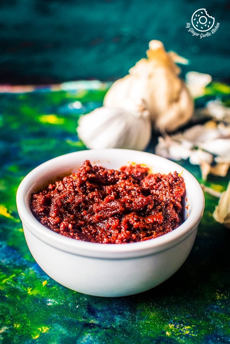 Rajasthani Lehsun Ki Chutney - 2 ways | Garlic Chutney Recipe | mygingergarlickitchen.com/ @anupama_dreams