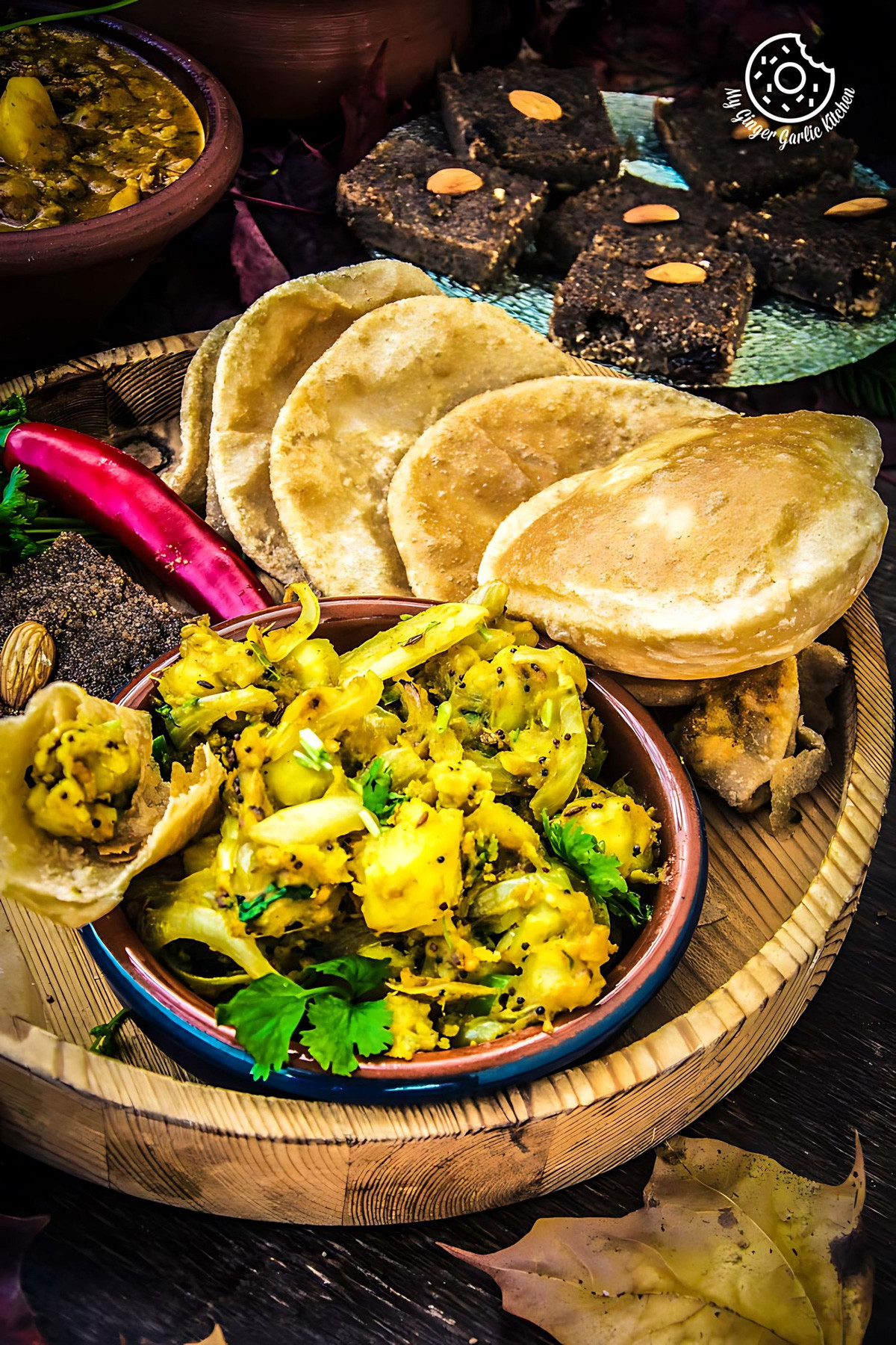 How to make Puri Bhaji | Poori Bhaji Recipe Video| Batata Bhaji Poori Recipe | mygingergarlickitchen.com/ @anupama_dreams