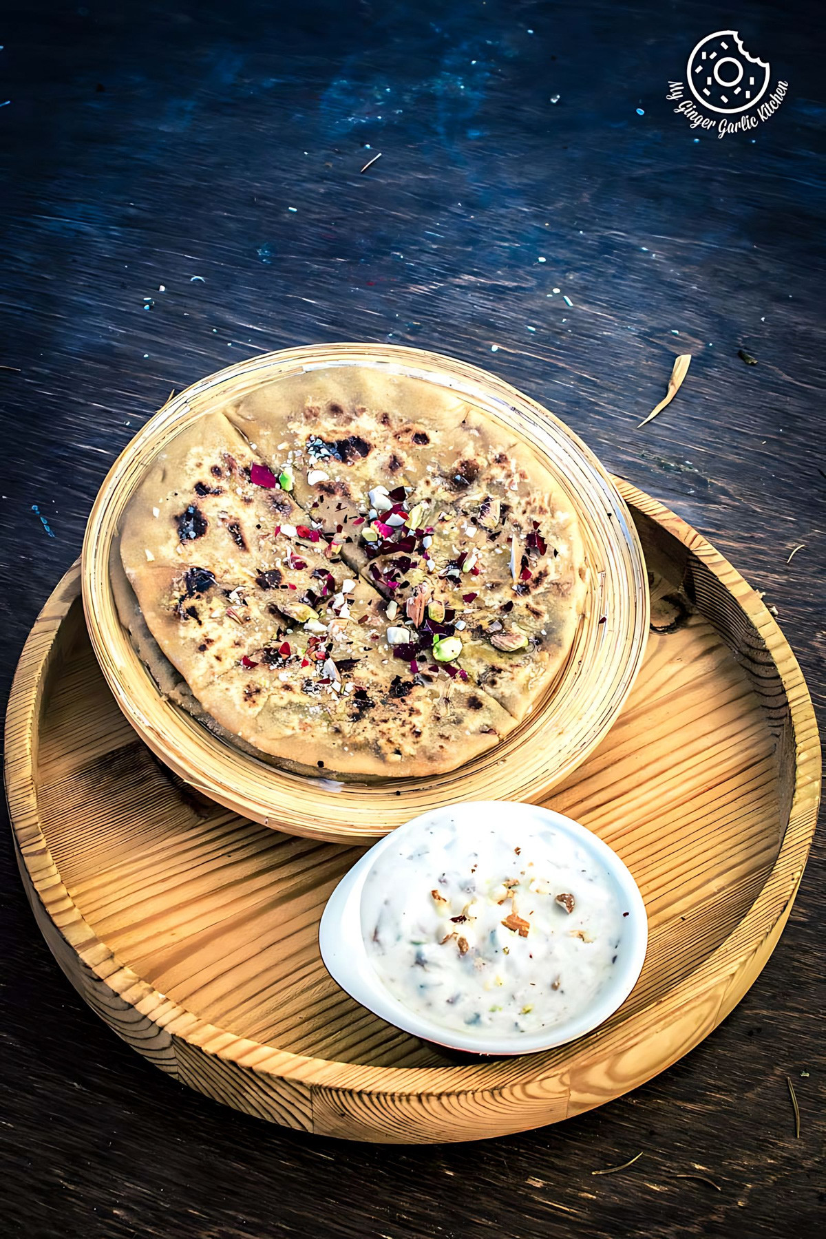 Image of Gulkand Dessert Paratha With Gulkand Raita Recipe