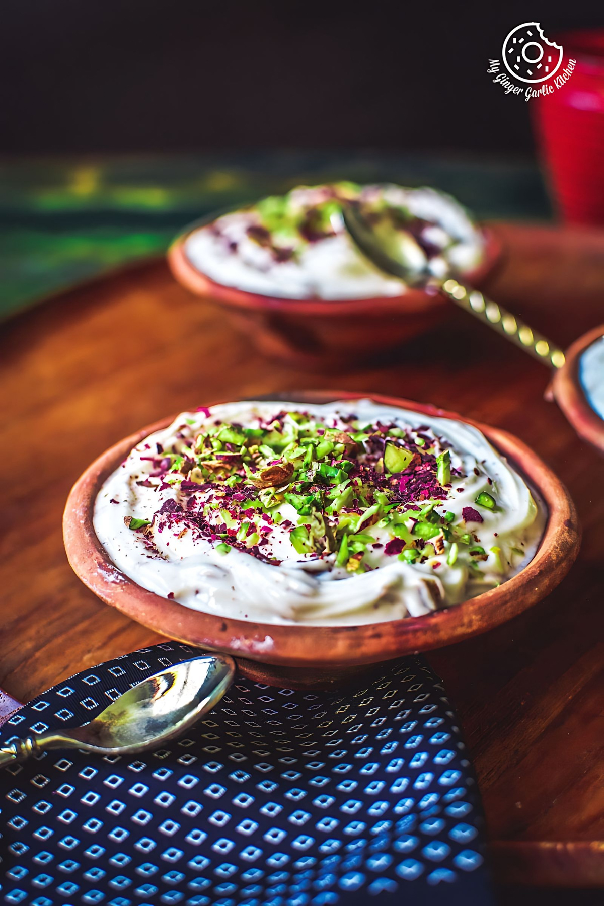 Gulkand Shrikhand Recipe - Rose Flavoured Greek Yogurt