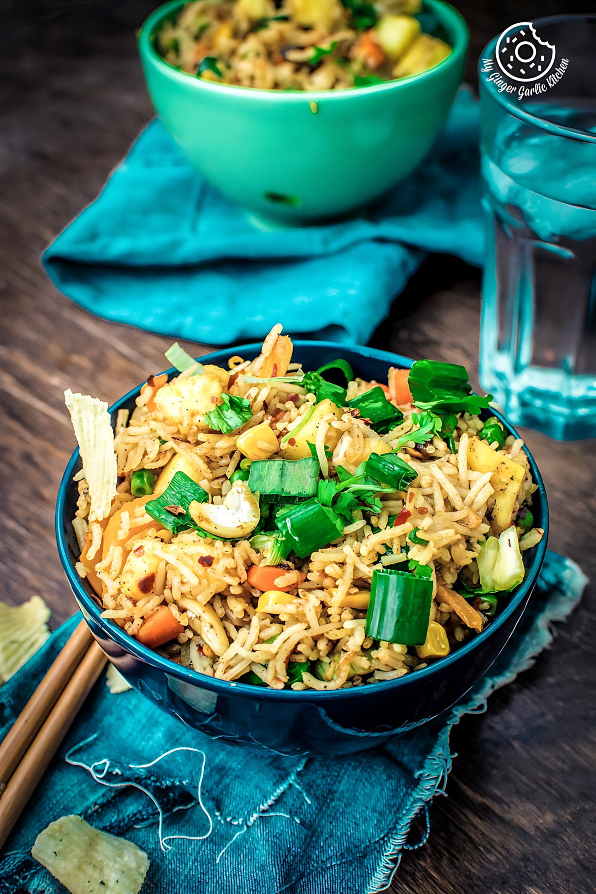 Thai Pineapple Fried Rice (Vegan)