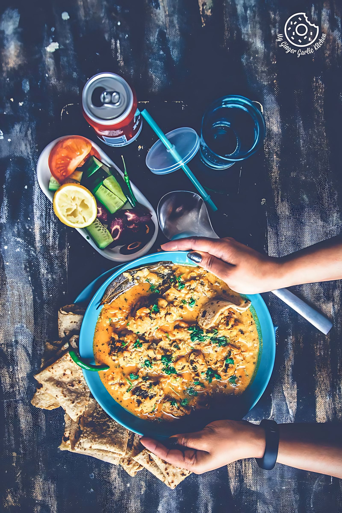 Pakore Ki Sabzi - Indian Fritters Curry