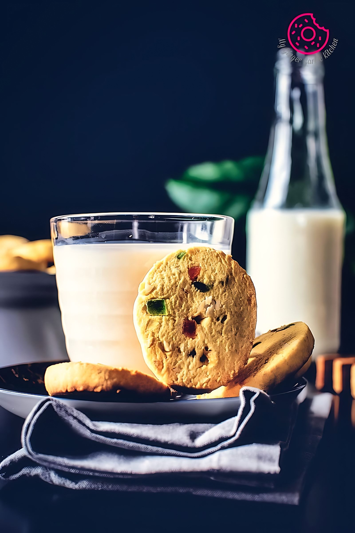 Eggless Tutti Frutti Cookies Recipe — Karachi Biscuit | | mygingergarlickitchen.com/ @anupama_dreams