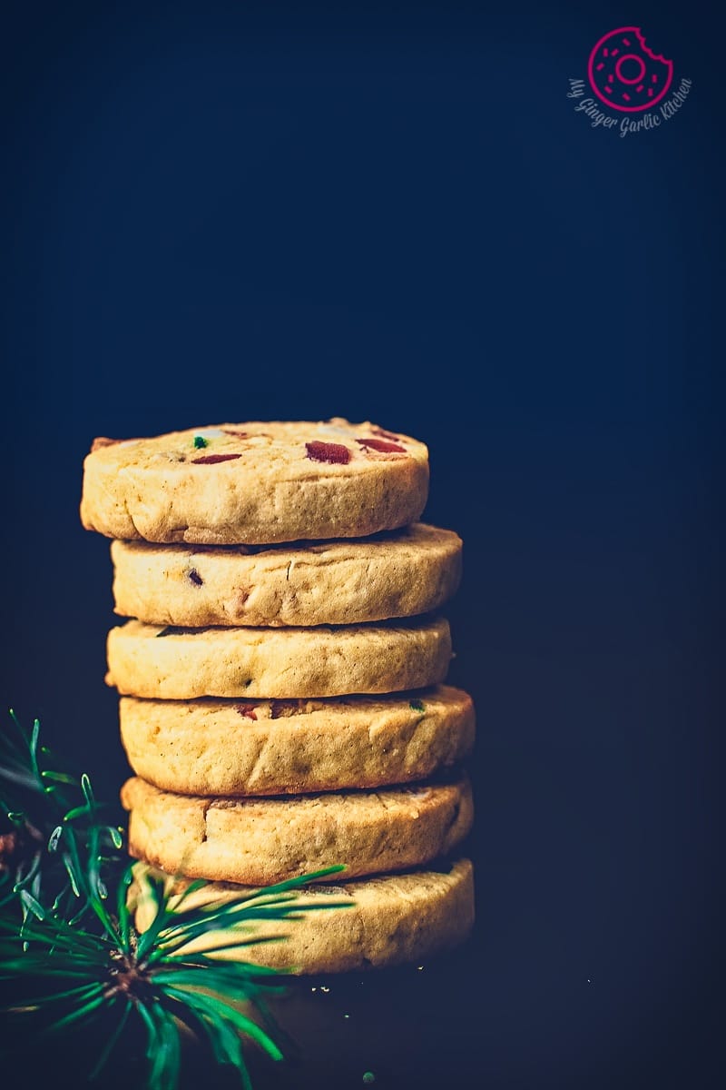 Eggless Tutti Frutti Cookies Recipe — Karachi Biscuit | | mygingergarlickitchen.com/ @anupama_dreams