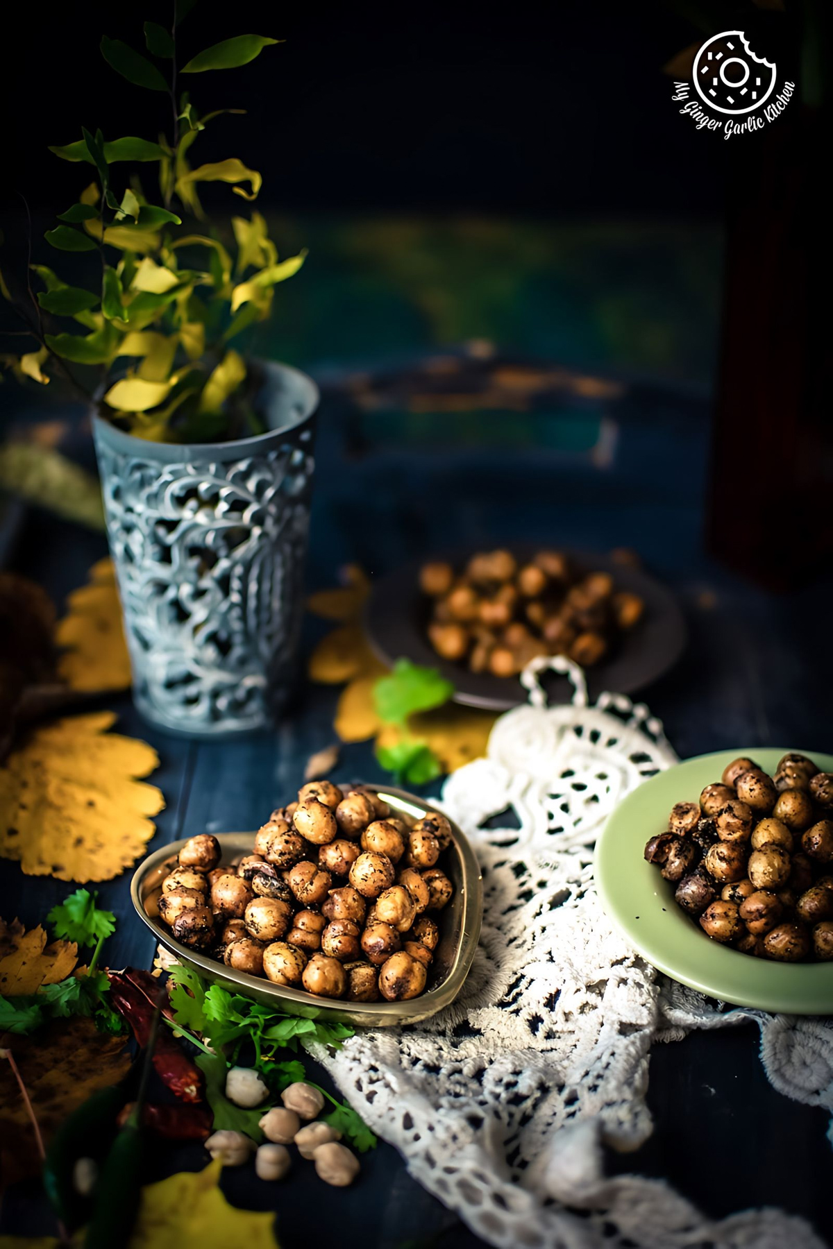 Crispy Fried Chana Masala - Crunchy Crispy Chickpeas