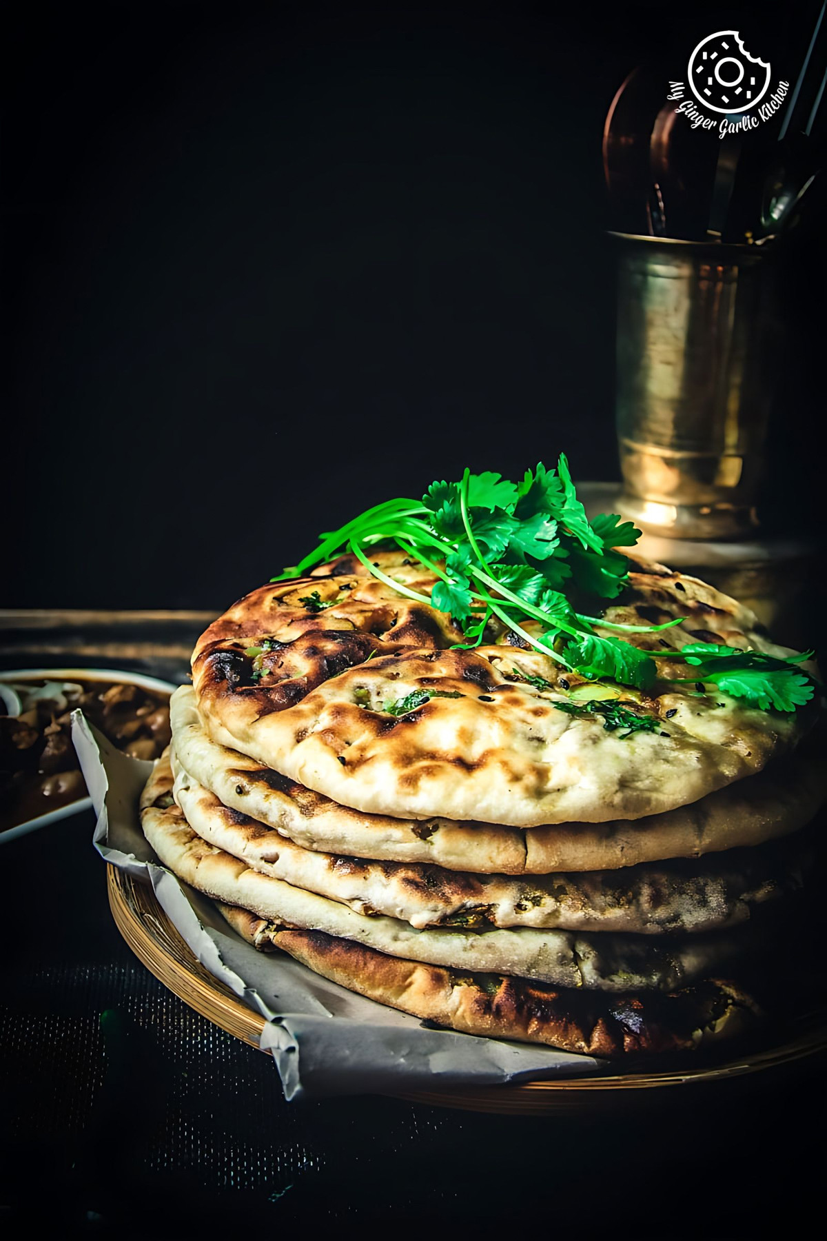 Amritsari Aloo Kulcha - Potato Stuffed Flatbread