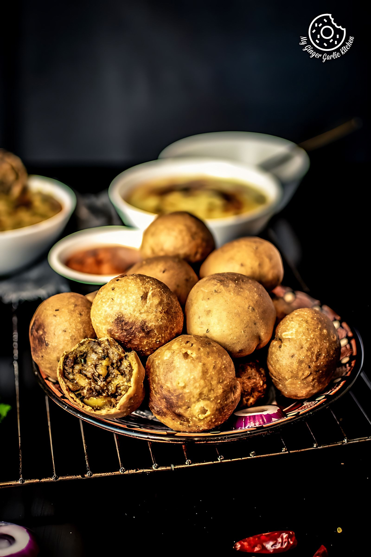 Masala Bati - Stuffed Masala Bati - Bharwa Masala Baati