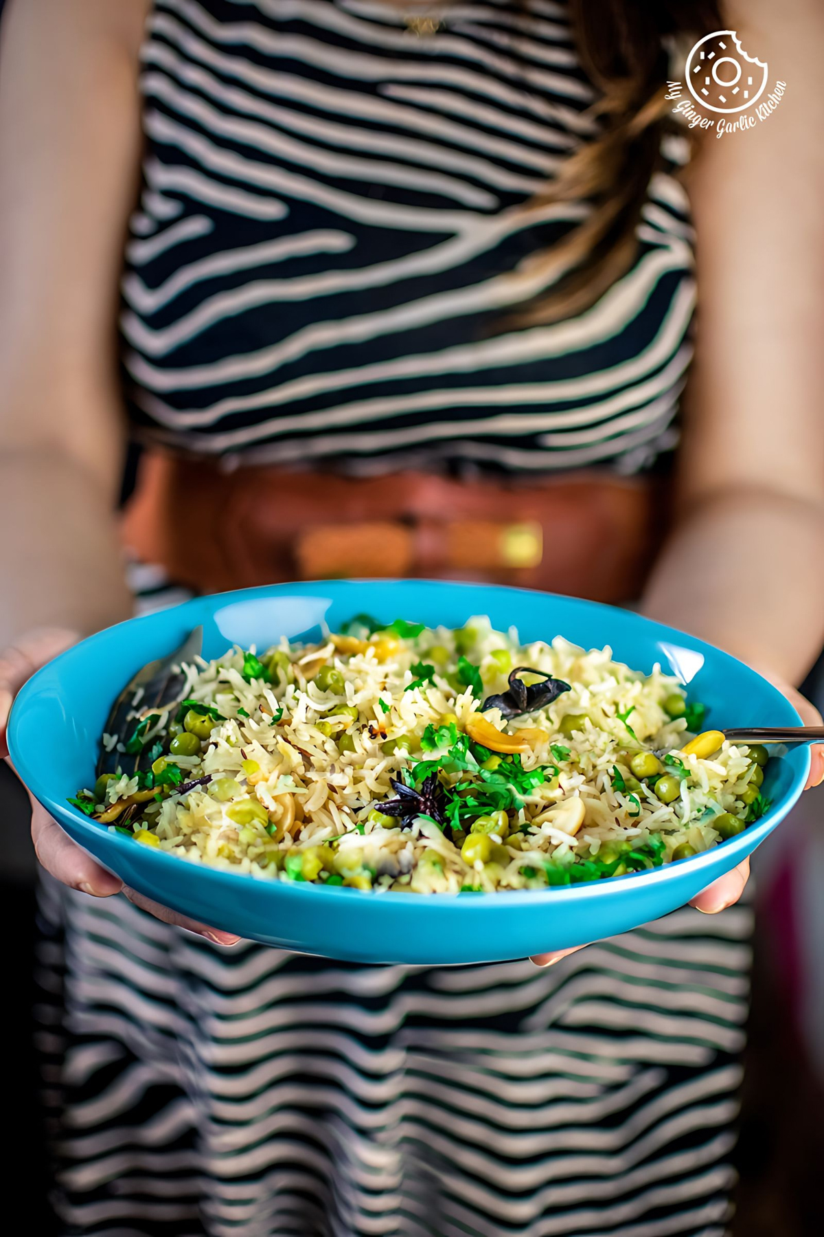 Matar Pulao (Pan, Pressure Cooker, and Instant Pot Recipe)