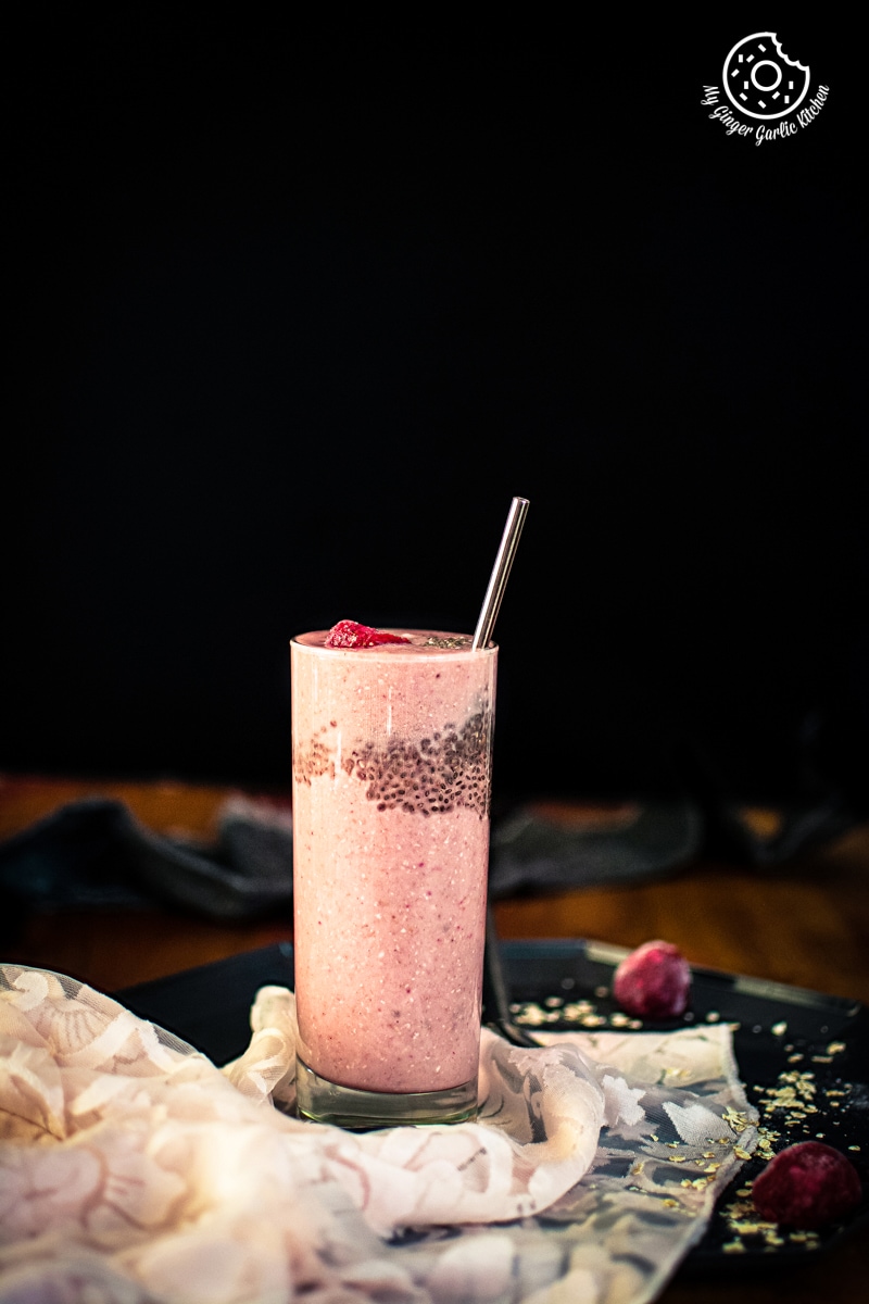strawberry banana oat smoothie recipe