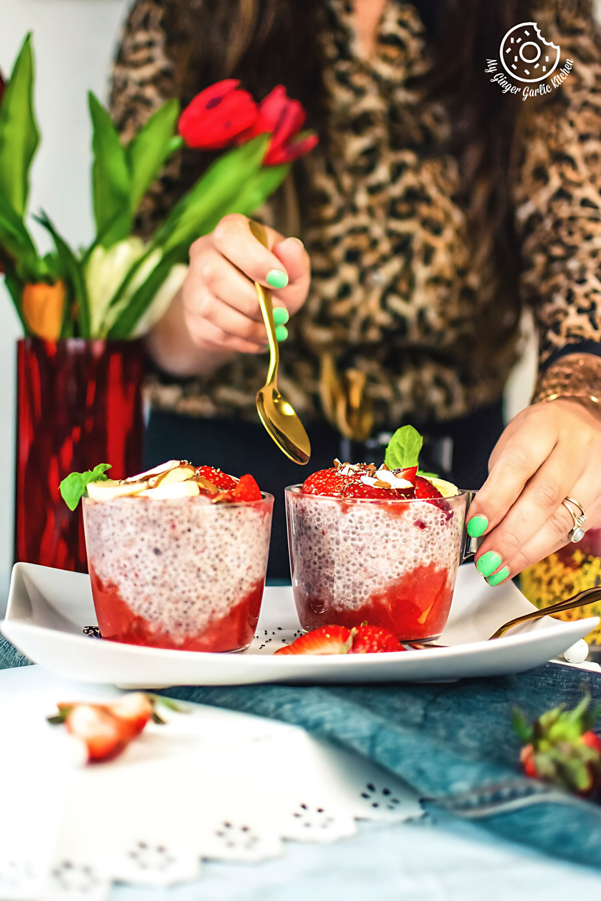 Strawberry Chia Pudding