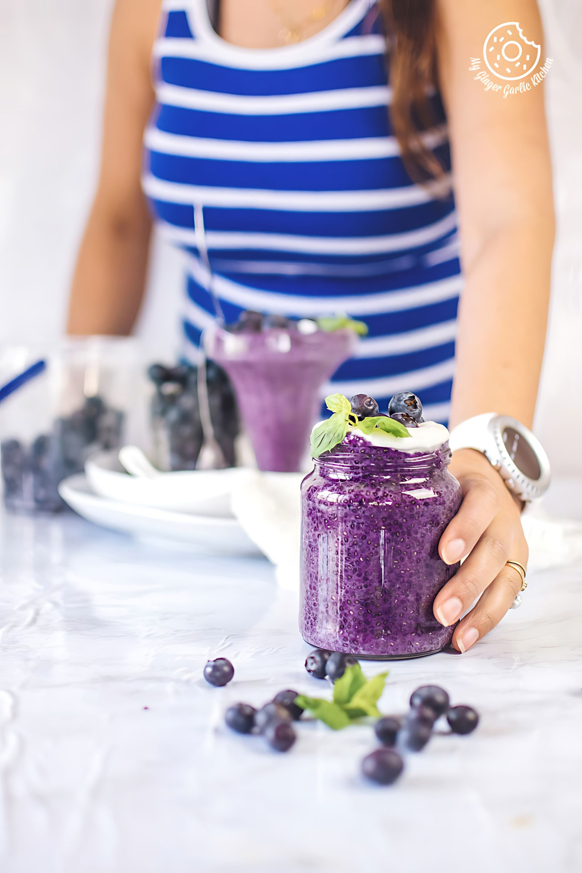 Blueberry Chia Seed Pudding