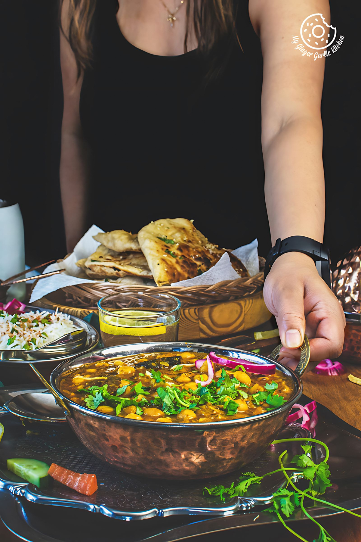 Instant Pot Chana Masala - Pressure Cooker Chole Masala