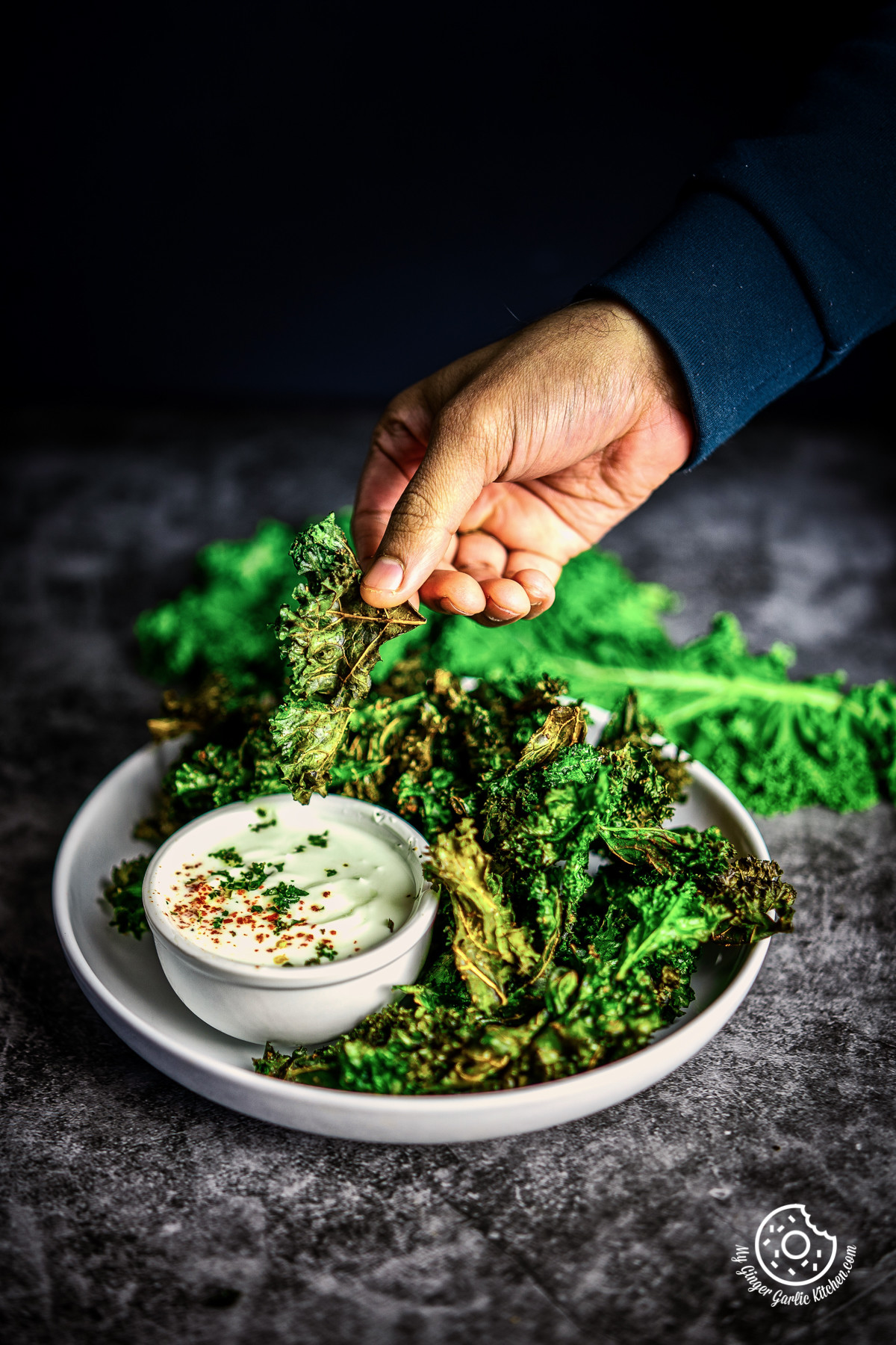 Image of Air Fryer Kale Chips