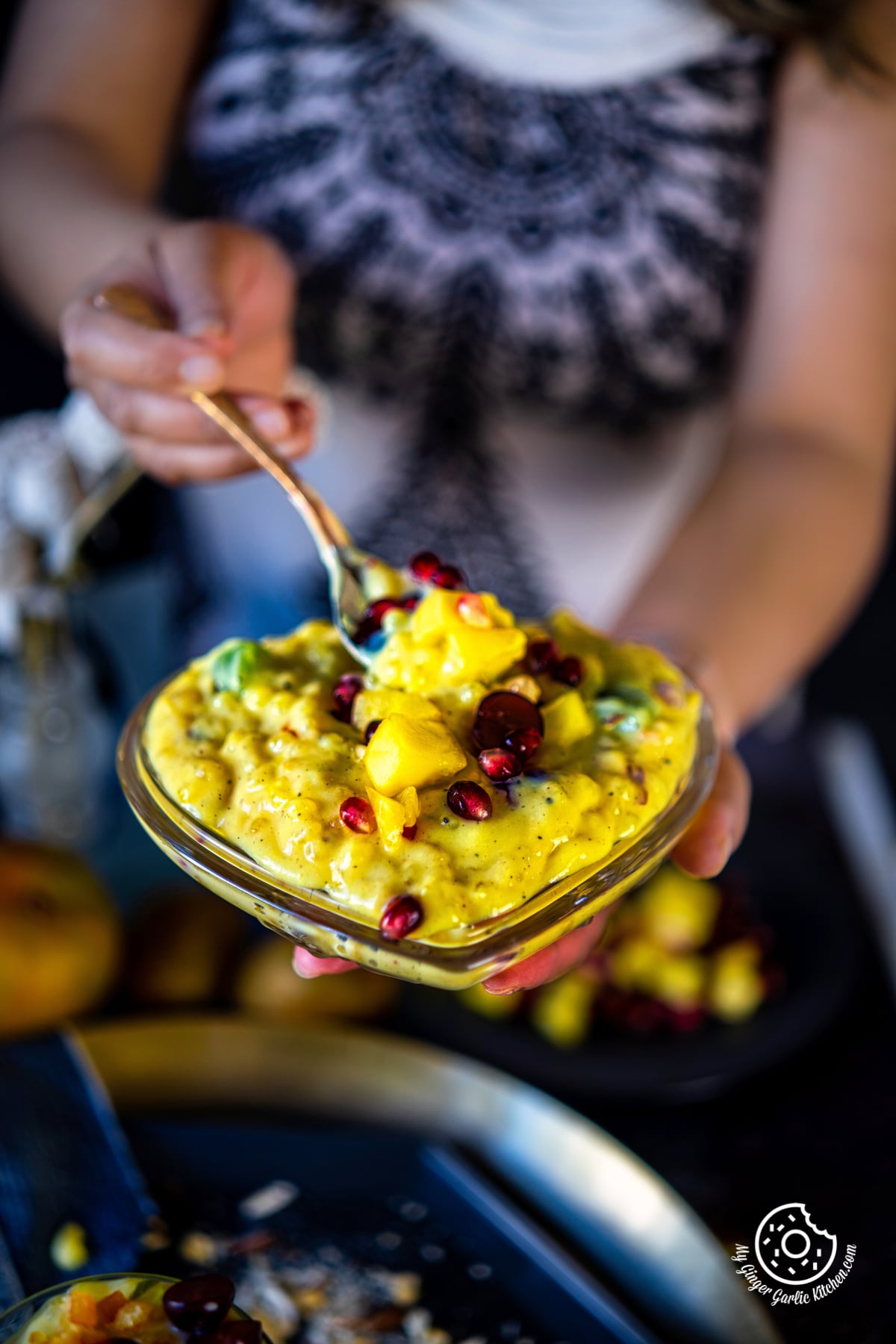 Sago Fruit Custard (Sabudana Fruit Custard)