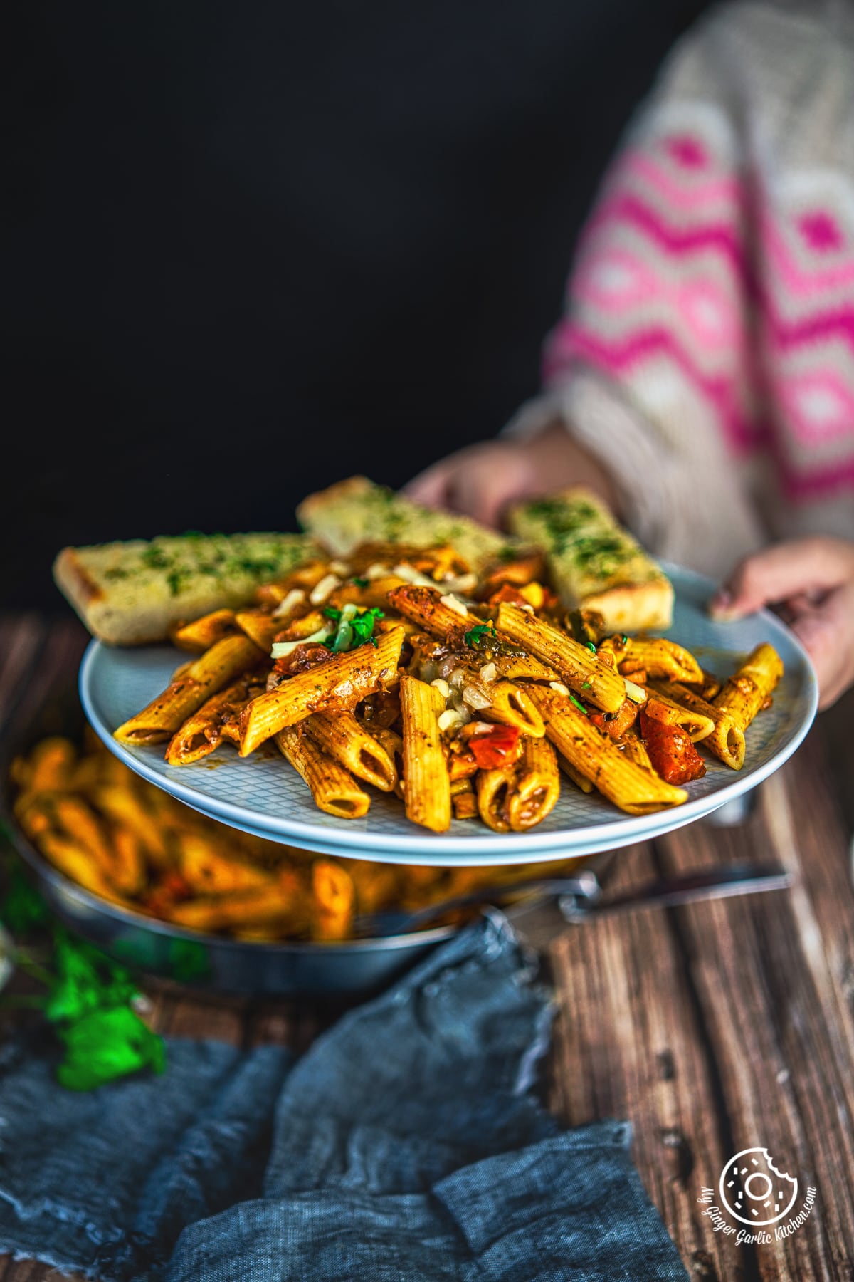 Masala Pasta Recipe, Indian Style Pasta