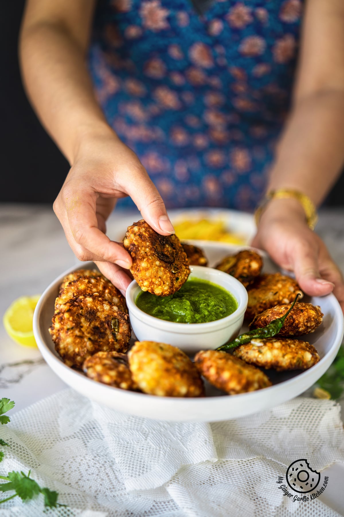 Sabudana Vada (Fried, Baked & Air Fryer Version)