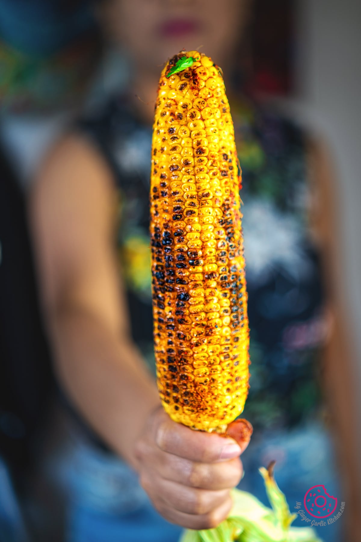 Indian Style Roasted Corn - Masala Bhutta