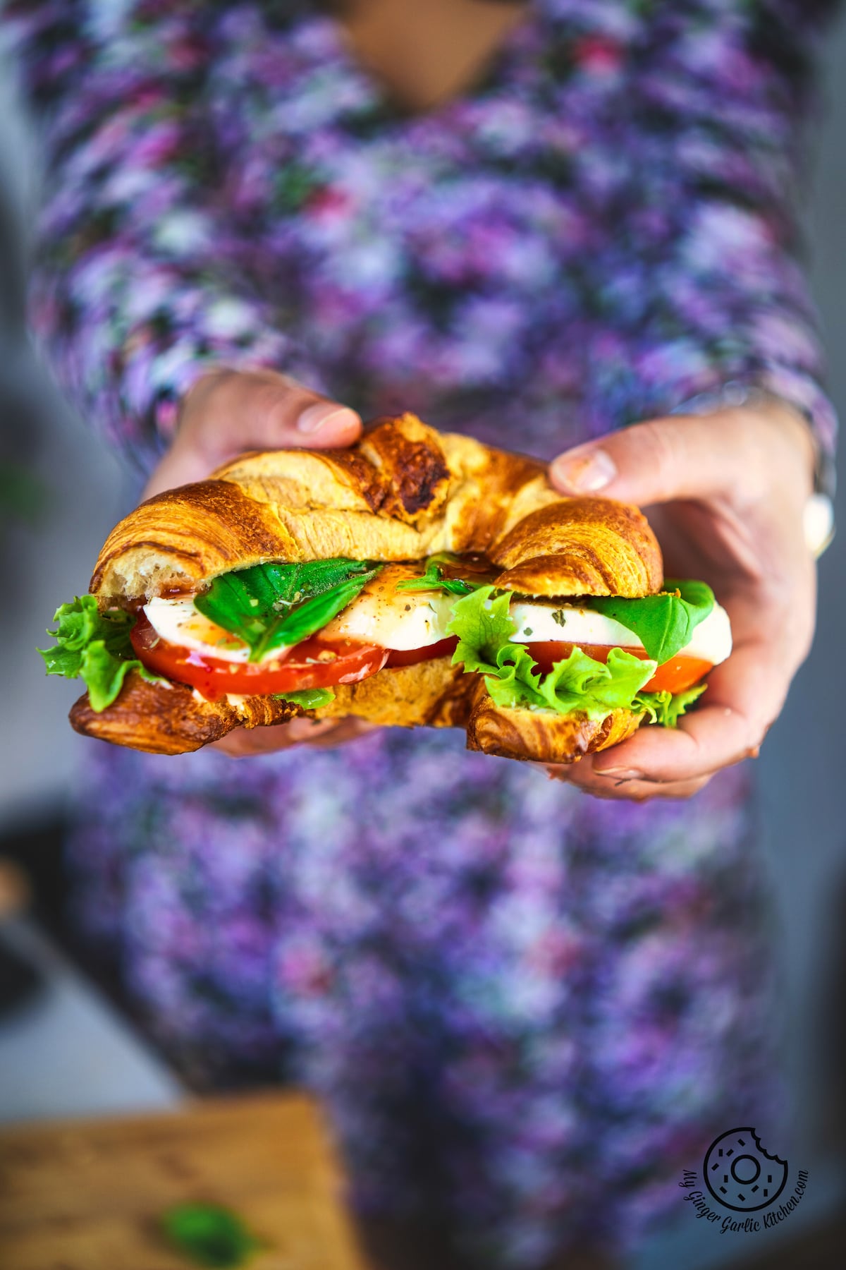 Caprese Croissant Sandwich