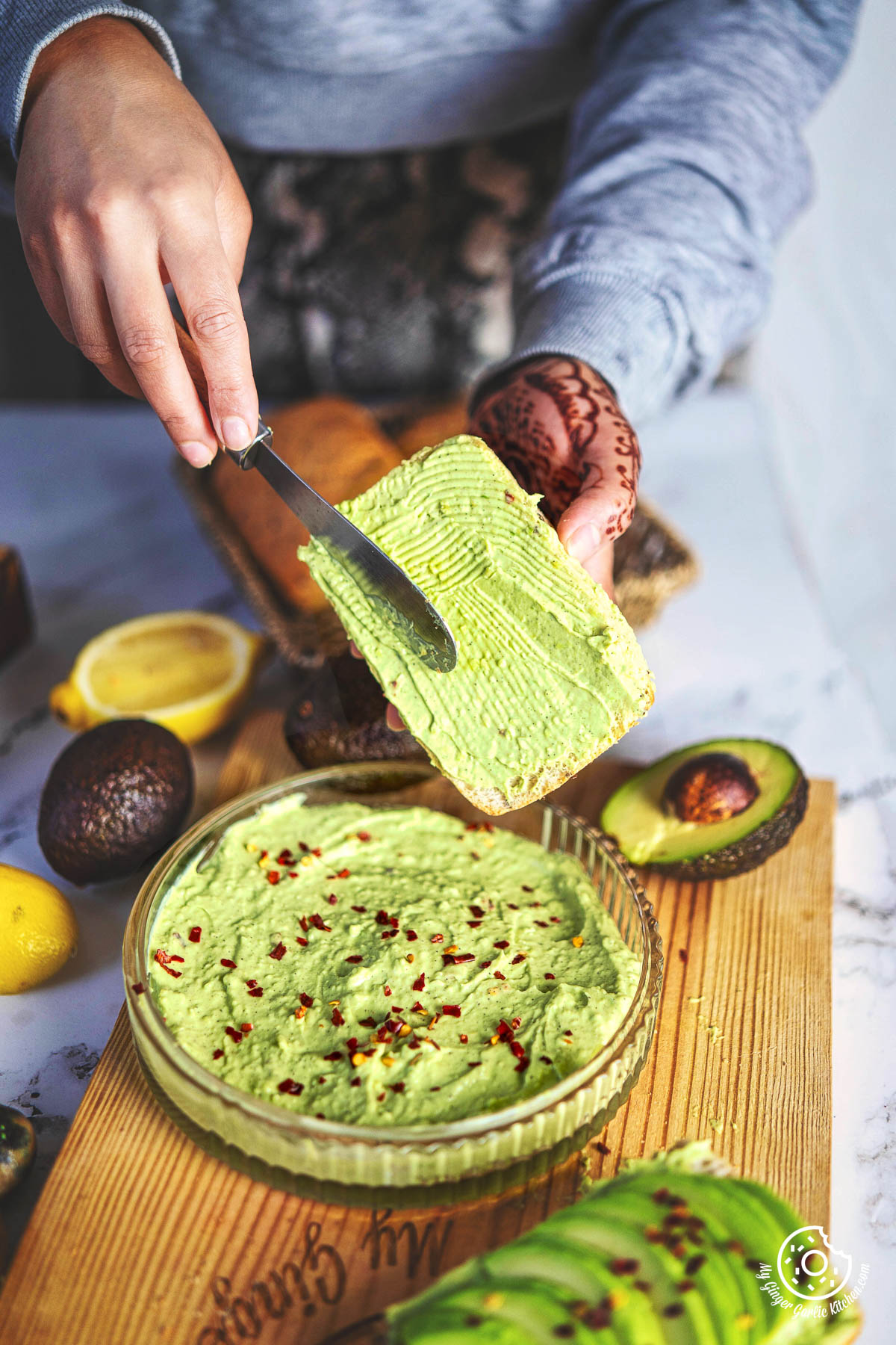 Avocado Cheese Spread