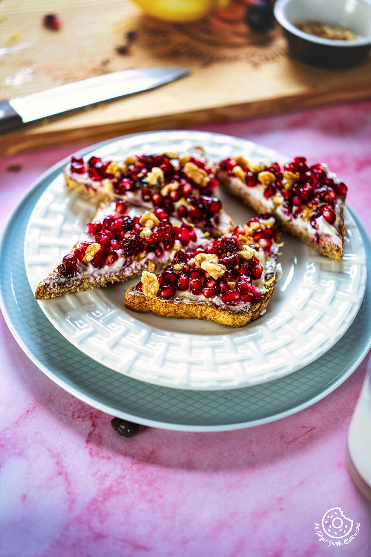 Image of Pomegranate Toast