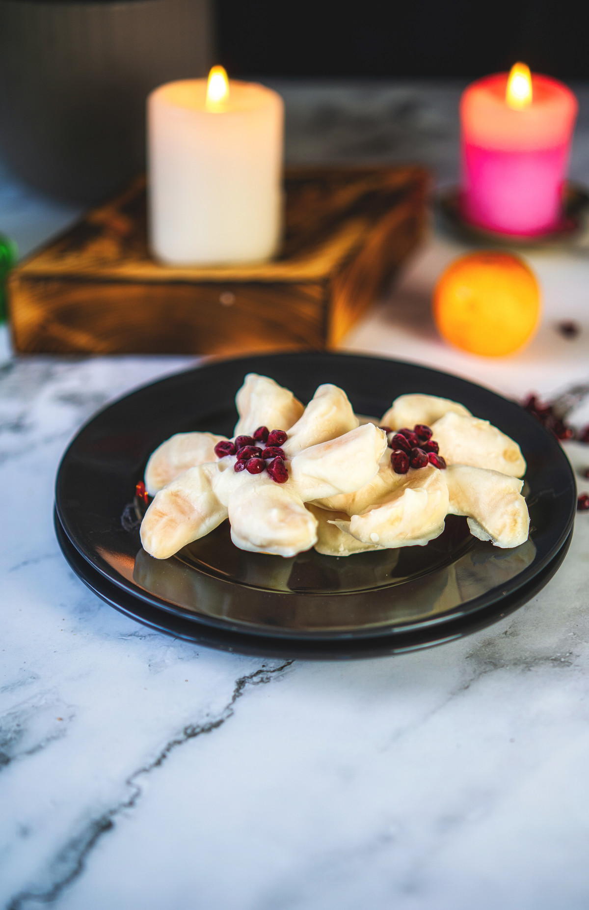 Clementine Frozen Yogurt Bites