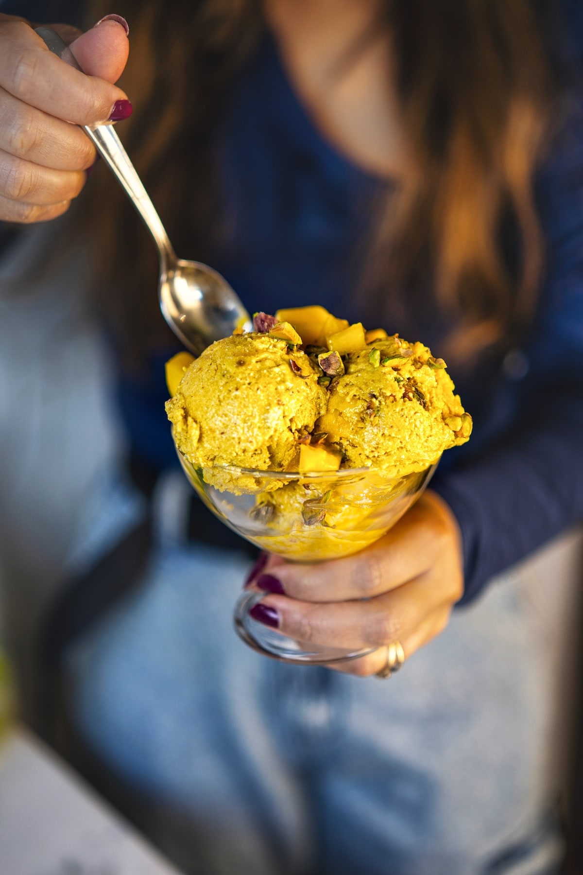 Image of High Protein Mango Ice Cream