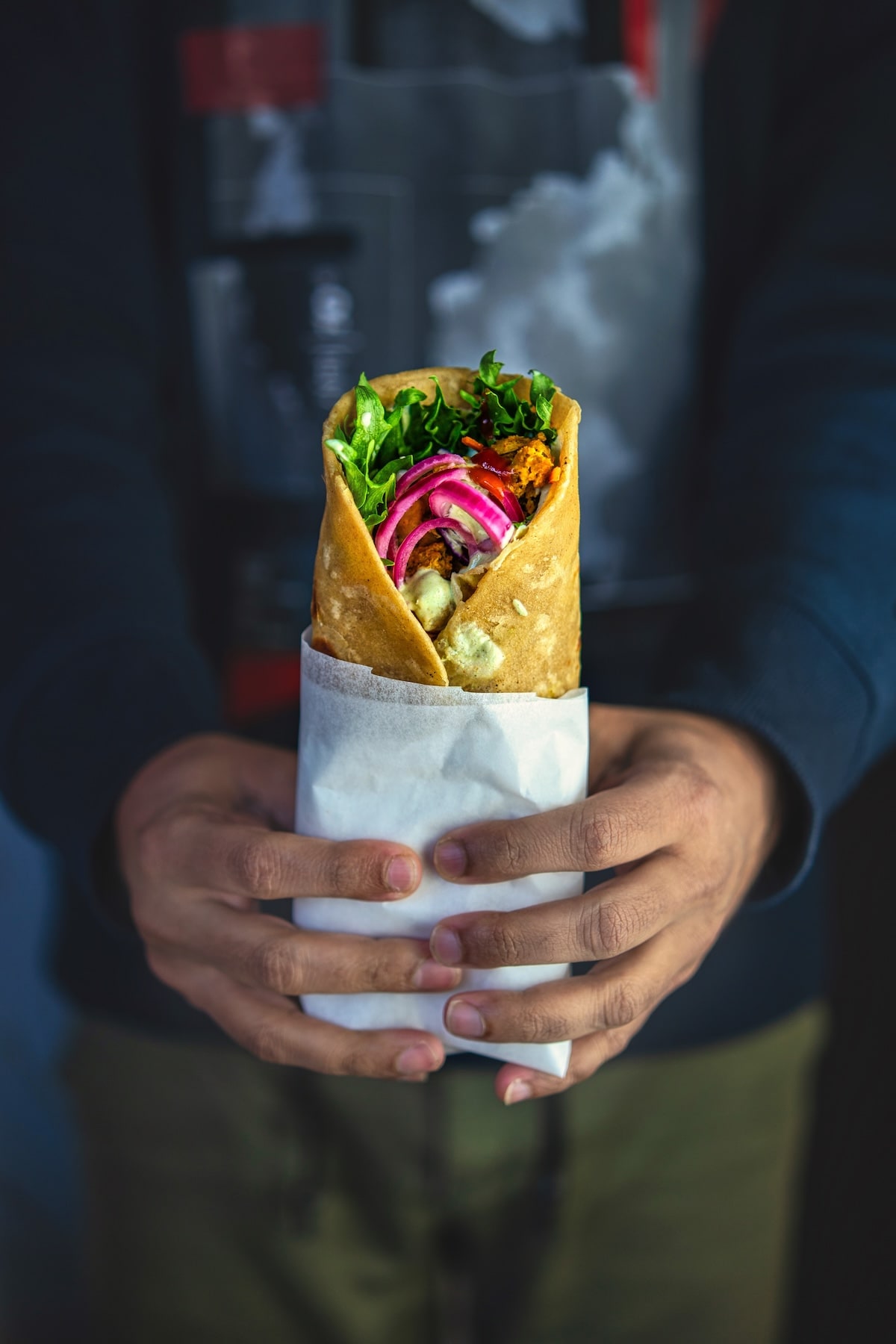 Chickpea Tikka Wrap