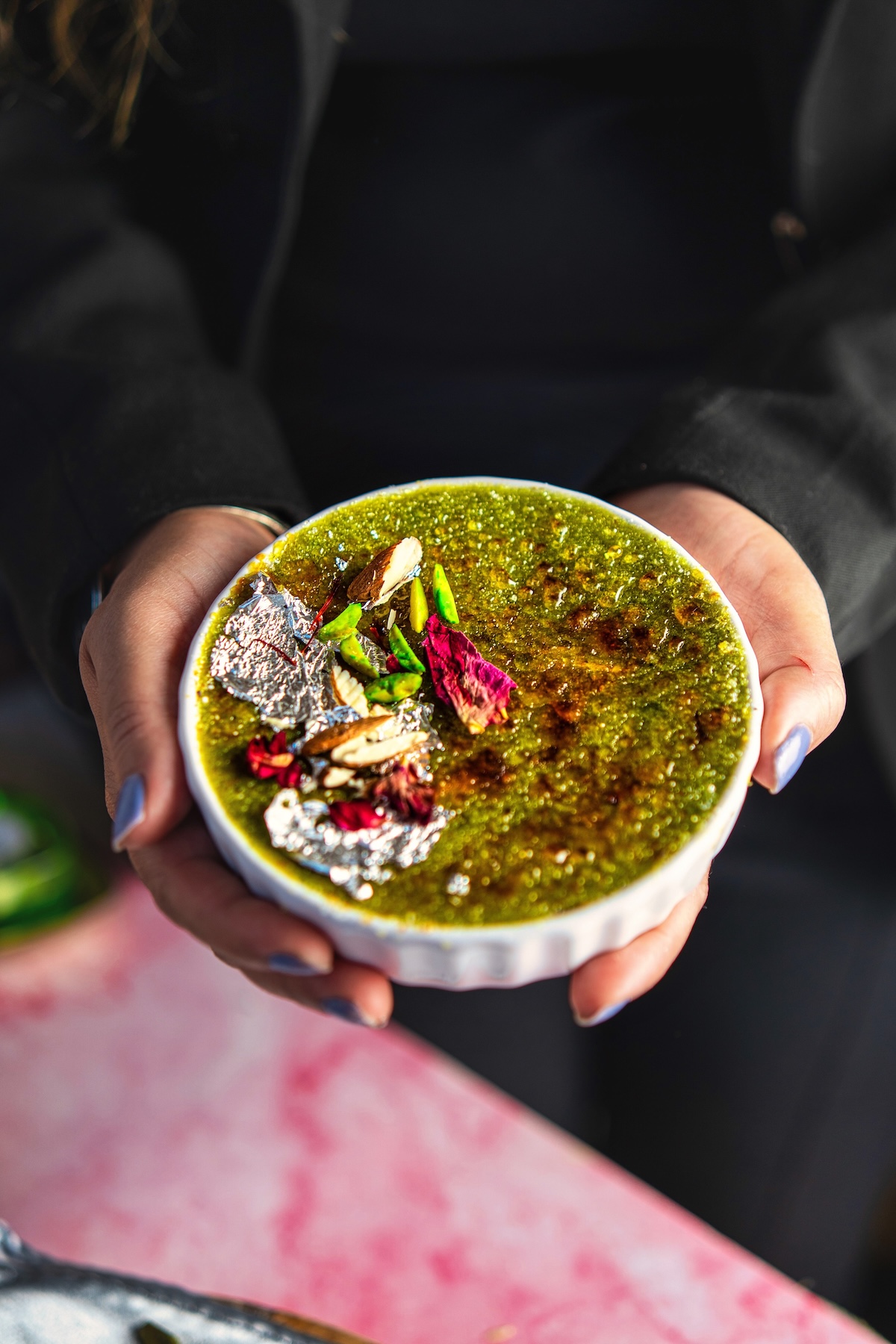 Avocado Burfi Brulee