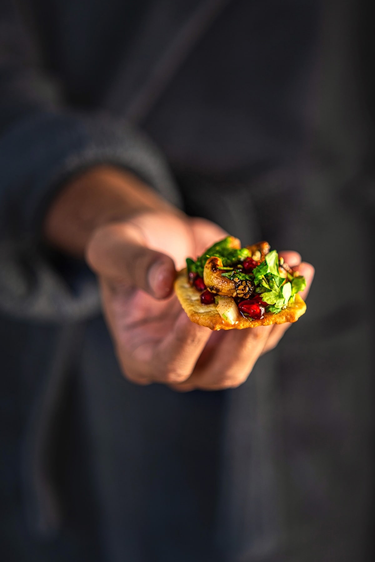 Sweet & Spicy Roasted Cashews Chaat